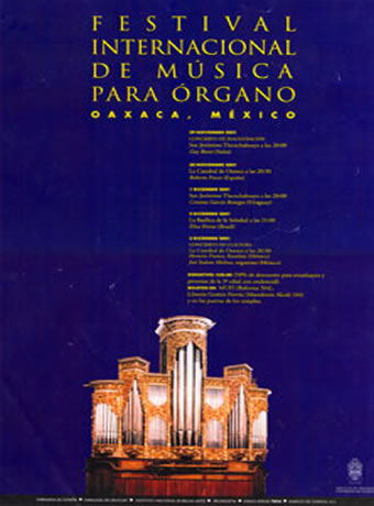 2001 Nearly eighty members of the Mexican and international organ community